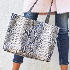 Rosie Snakeskin Tote Bag